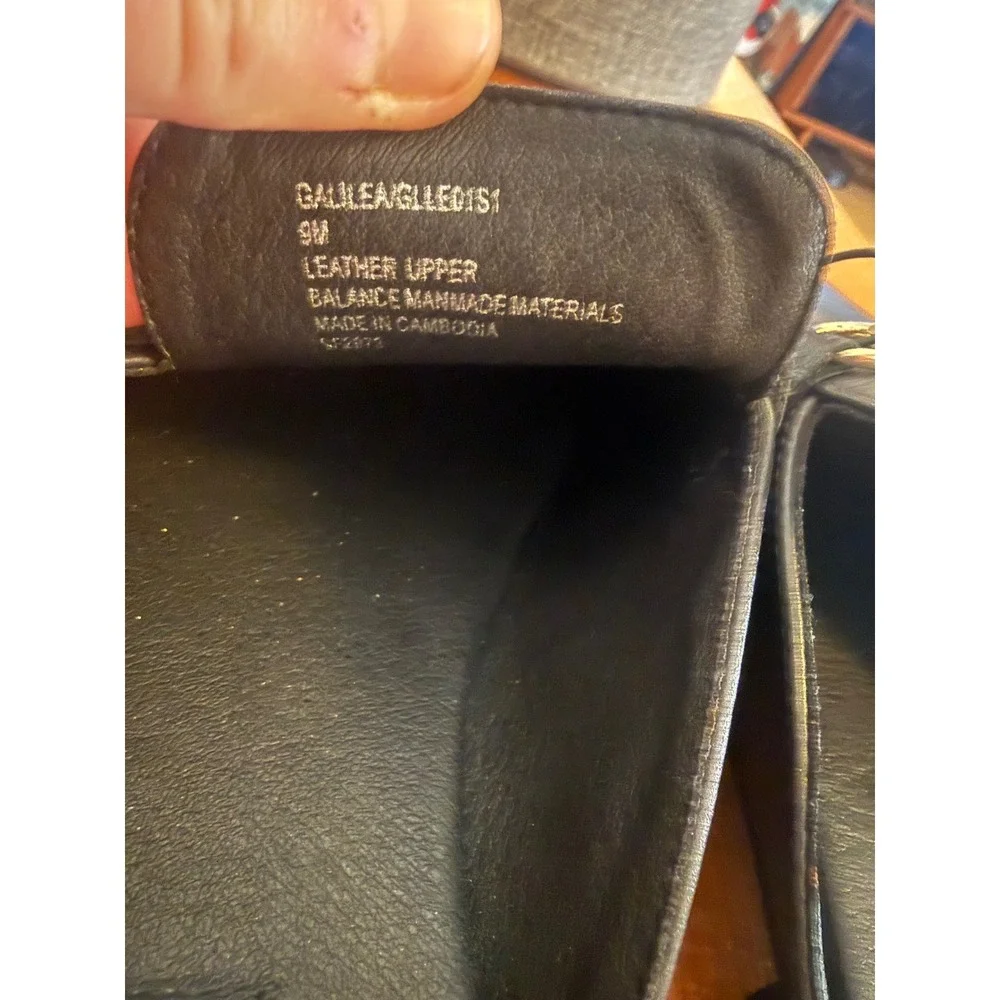 NWT Steve Madden Galiea Classic Black Leather Mule Business Loafer Flats Size 9 - Picture 4 of 9